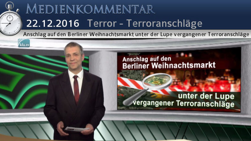 Zum 3. Jahrestag: Anschlag auf den Berliner Weihnachtsmarkt unter der Lupe vergangener Terroranschlä