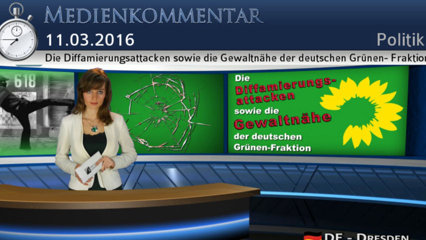 Die Diffamierungsattacken sowie die Gewaltnähe der deutschen Grünen- Fraktion