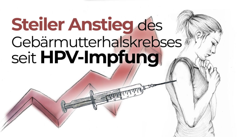 Steiler Anstieg des Gebärmutterhalskrebses seit HPV-Impfung