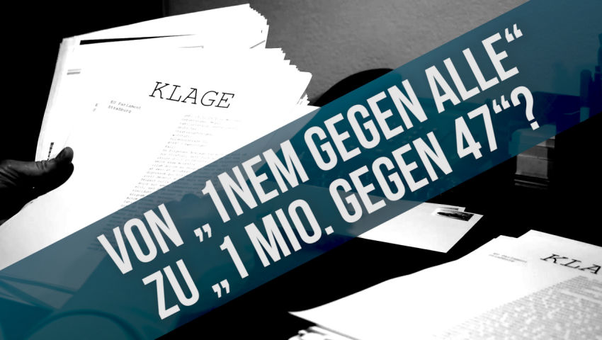 Von „1nem gegen alle“ zu „1 Mio. gegen 47“?