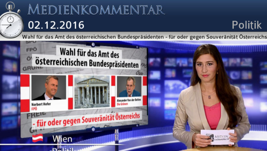 Wahl für das Amt des österreichischen Bundespräsidenten - für oder gegen Souveränität Österreichs