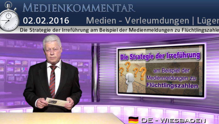 Die Strategie der Irreführung am Beispiel der Medienmeldungen zu Flüchtlingszahlen