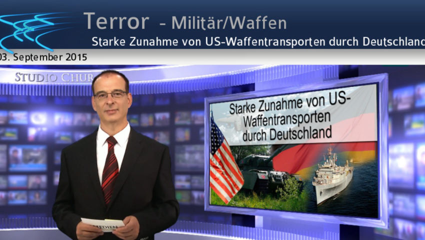 Starke Zunahme von US-Waffentransporten durch Deutschland