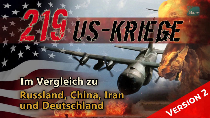 219 US-Kriege im Vergleich zu Russland, China, Iran und Deutschland (Version 2)