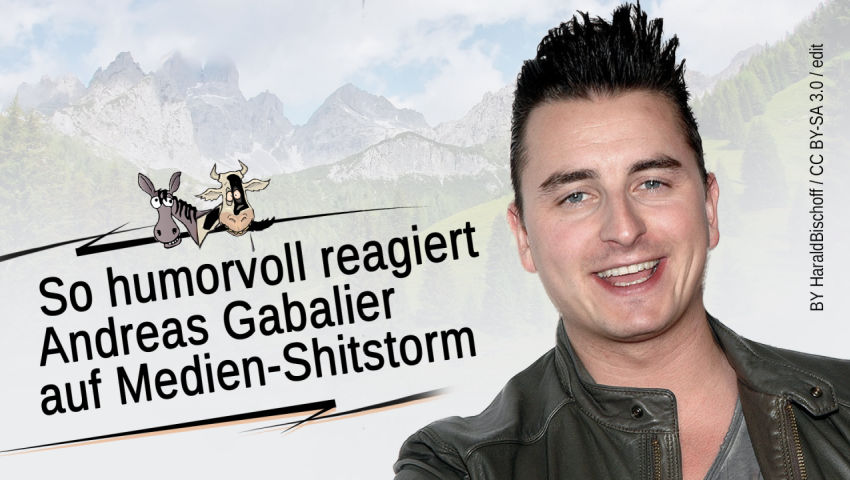 So humorvoll reagiert Andreas Gabalier auf Medien-Shitstorm