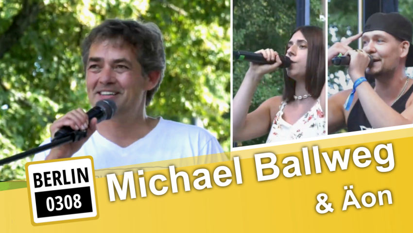 Michael Ballweg an der Demo Berlin: 'Einigkeit und Recht und Freiheit' + Gesangsduo Äon: 'Von Liebe 