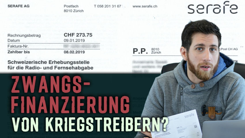 Zwangsfinanzierung von Kriegstreibern?