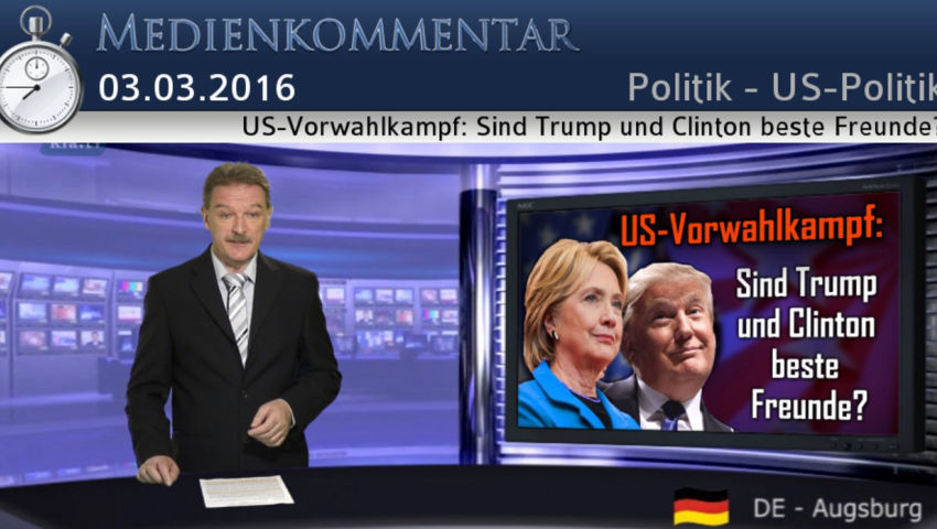 US-Vorwahlkampf: Sind Trump und Clinton beste Freunde?