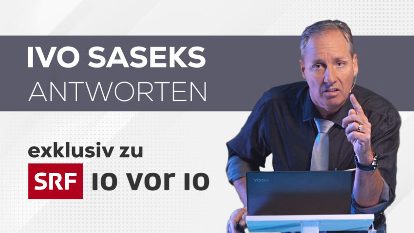 Ivo Saseks Antworten exklusiv zu SRF 10 vor 10