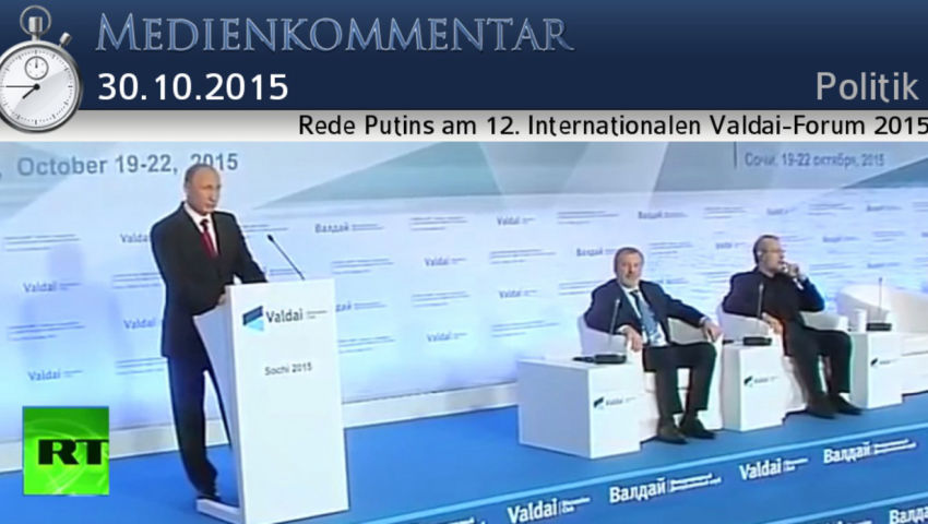 Rede Putins am 12. Internationalen Valdai-Forum 2015