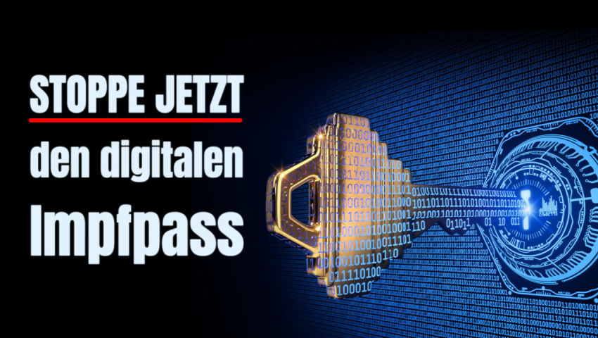 Nutze den Schlüsselmoment, stoppe JETZT den digitalen Impfpass