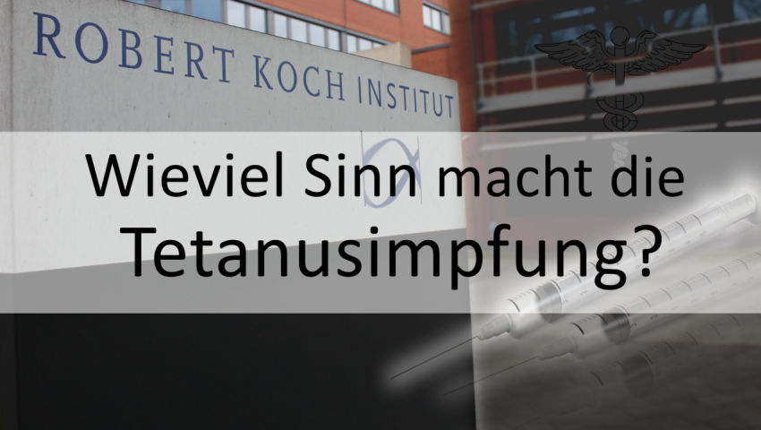 Wieviel Sinn macht die Tetanusimpfung?