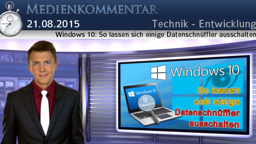 Windows 10: So lassen sich einige Datenschnüffler ausschalten