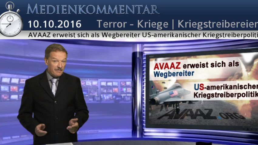 AVAAZ erweist sich als Wegbereiter US-amerikanischer Kriegstreiberpolitik