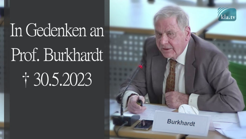 In Gedenken an Prof. Burkhardt † 30.5.2023