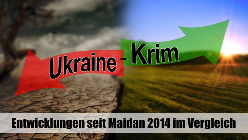 Ukraine – Krim: Entwicklungen seit Maidan 2014 im Vergleich