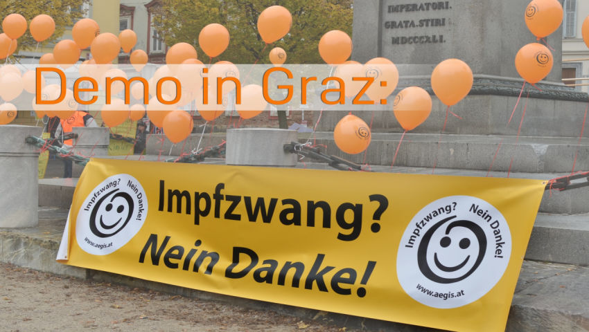 Demo in Graz: Impfzwang – nein danke!