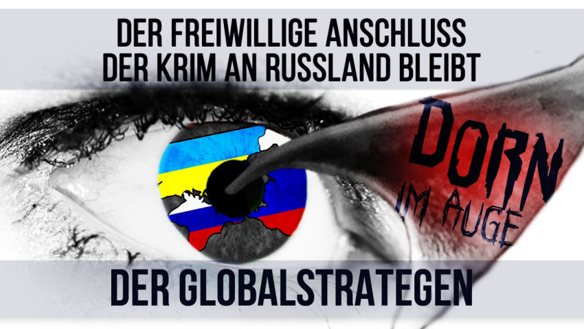 Der freiwillige Anschluss der Krim an Russland bleibt Dorn im Auge der Globalstrategen