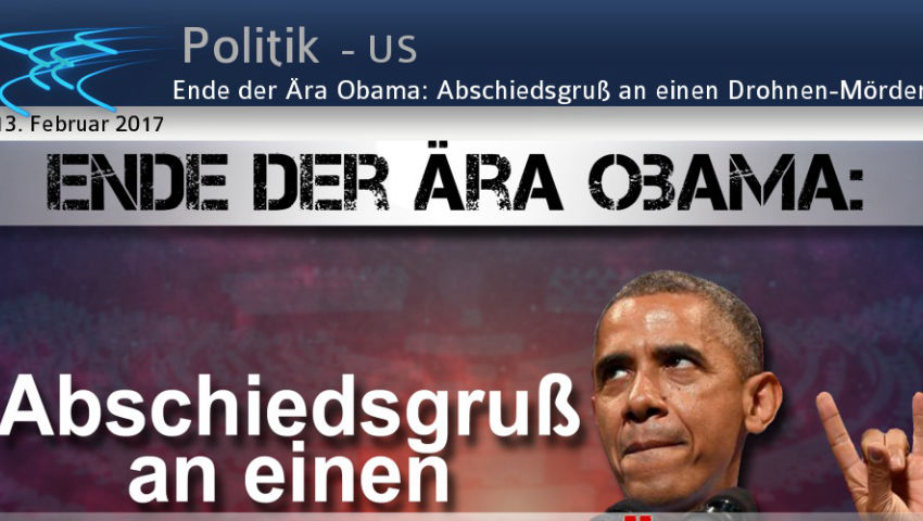 Ende der Ära Obama: Abschiedsgruß an einen Drohnen-Mörder