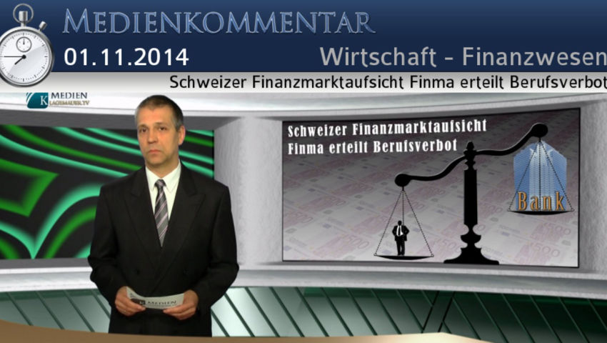 Schweizer Finanzmarktaufsicht Finma erteilt Berufsverbot