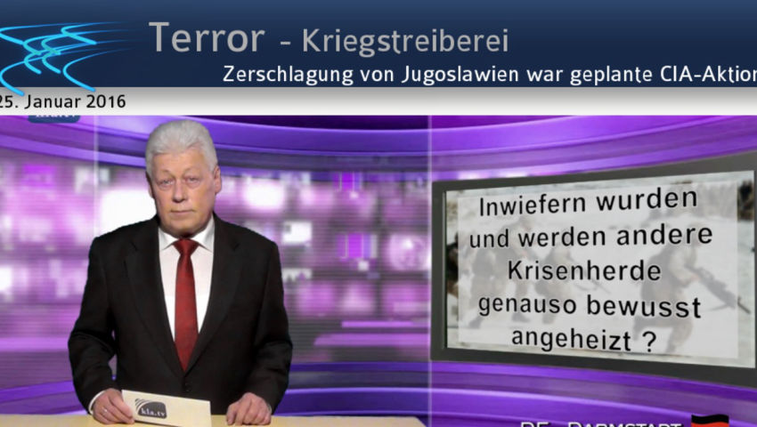 Zerschlagung von Jugoslawien war geplante CIA-Aktion