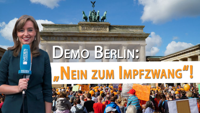 Geplanter Impfzwang gegen Masern unangemessen?  Aktuell von der Demo Berlin: „Nein zum Impfzwang!“