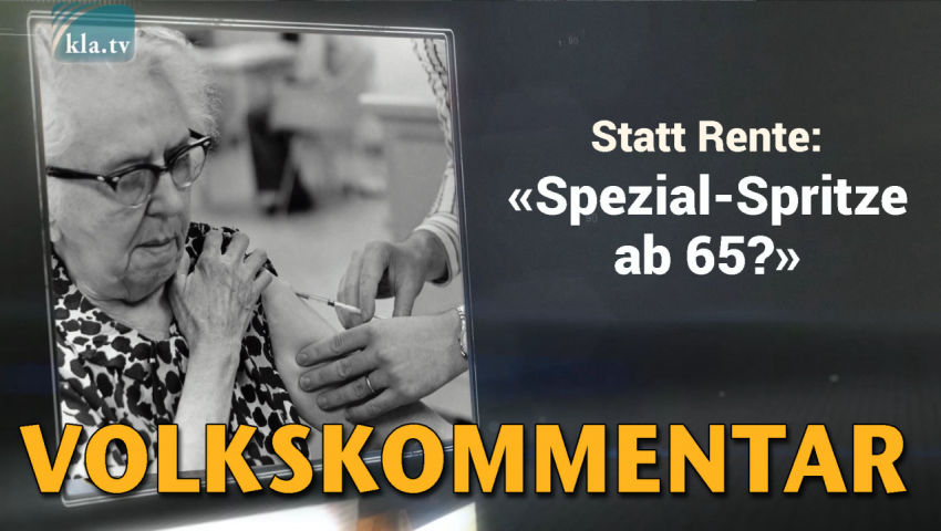 Statt Rente: Spezial-Spritze ab 65?