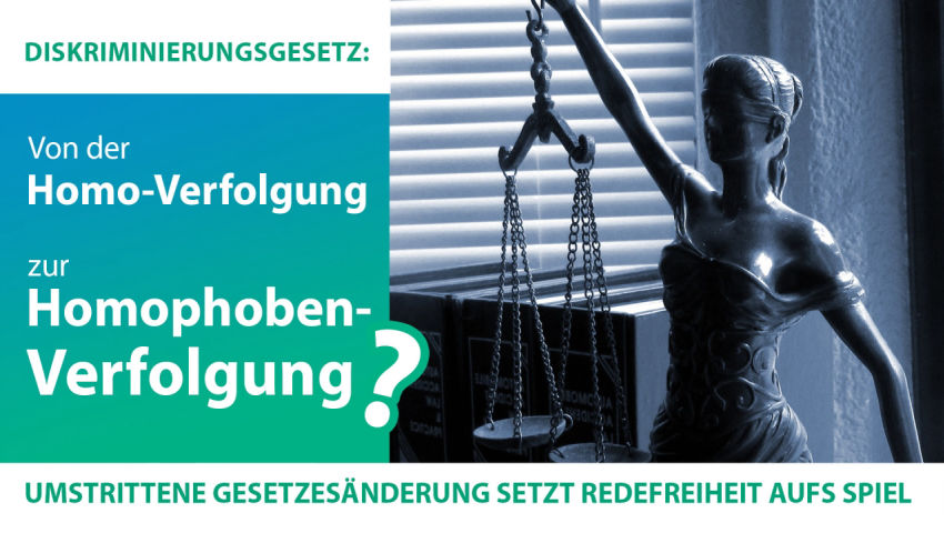 Von der Homo-Verfolgung zur Homophoben-Verfolgung? (Diskriminierungsgesetz: Umstrittene Gesetzesände