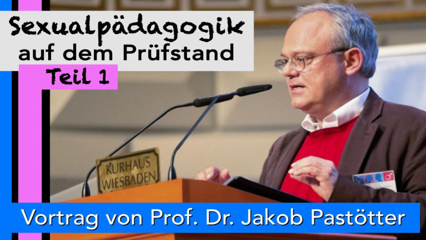 Sexualpädagogik auf dem Prüfstand - Teil 1 - Vortrag von Prof. Dr. Jakob Pastötter