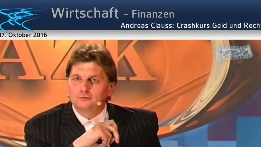 Andreas Clauss: Crashkurs Geld und Recht