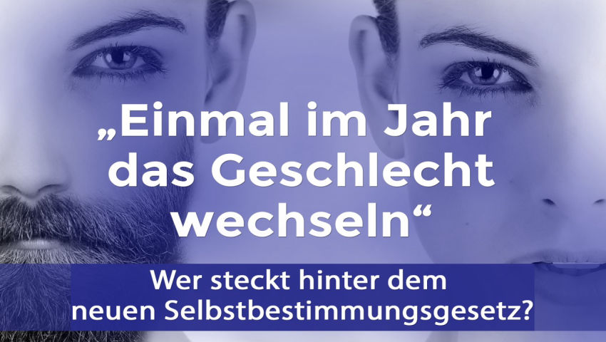 „Einmal im Jahr das Geschlecht wechseln“ Wer steckt hinter dem neuen Selbstbestimmungsgesetz?