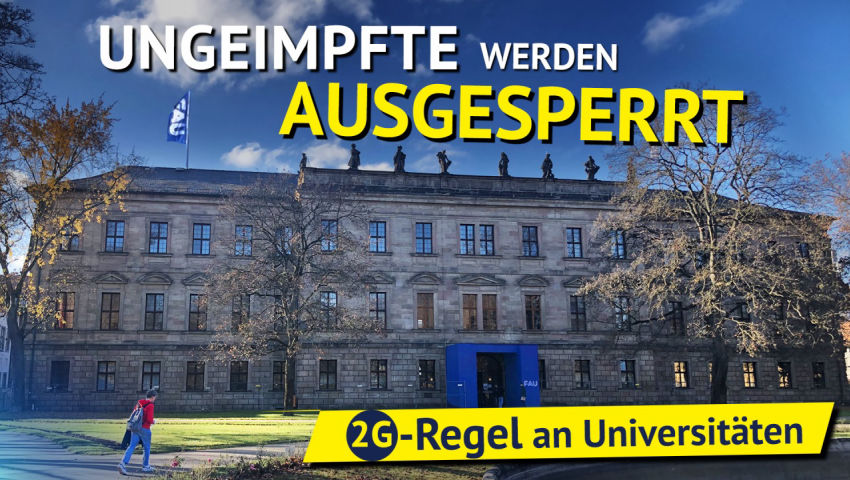 Ungeimpfte werden ausgesperrt:  2G-Regel an Universitäten