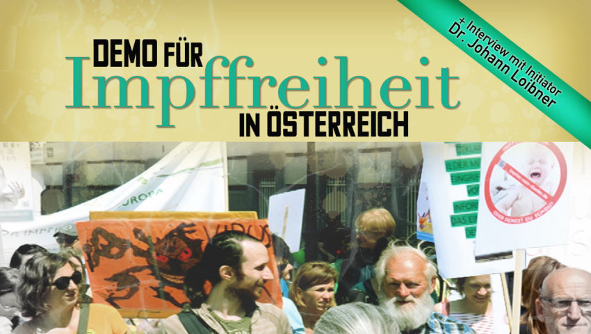 Demo für Impffreiheit in Österreich + Interview mit Initiator Dr. Johann Loibner