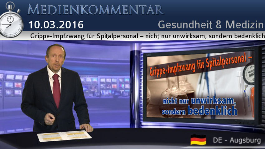 Grippe-Impfzwang für Spitalpersonal – nicht nur unwirksam, sondern bedenklich