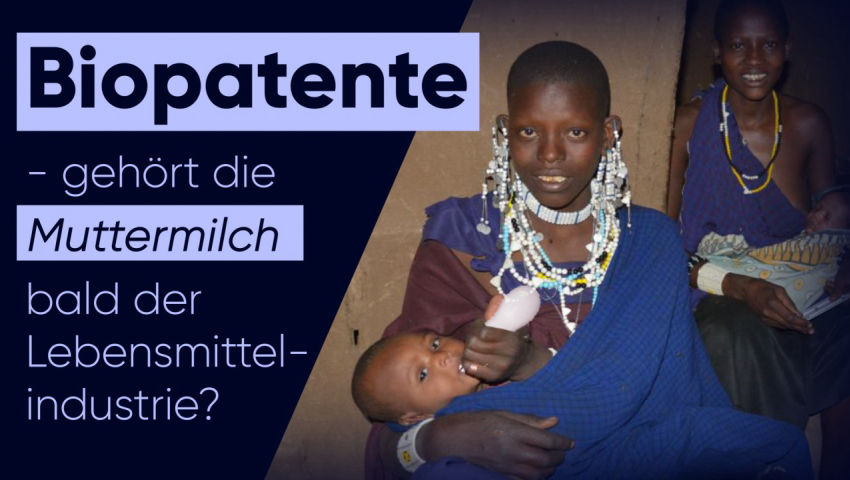 Biopatente – gehört die Muttermilch bald der Lebensmittelindustrie?