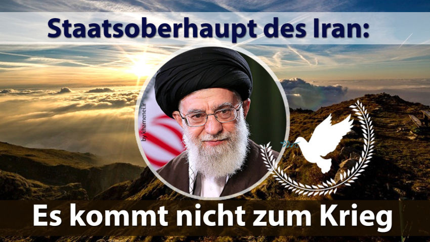 Staatsoberhaupt des Iran: Es kommt nicht zum Krieg