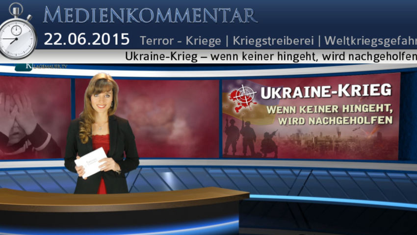 Ukraine-Krieg – wenn keiner hingeht, wird nachgeholfen