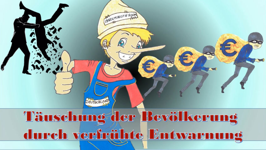 Täuschung der Bevölkerung durch verfrühte Entwarnung