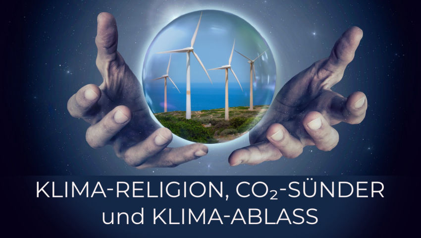 Klima-Religion, CO2-Sünder und Klima-Ablass