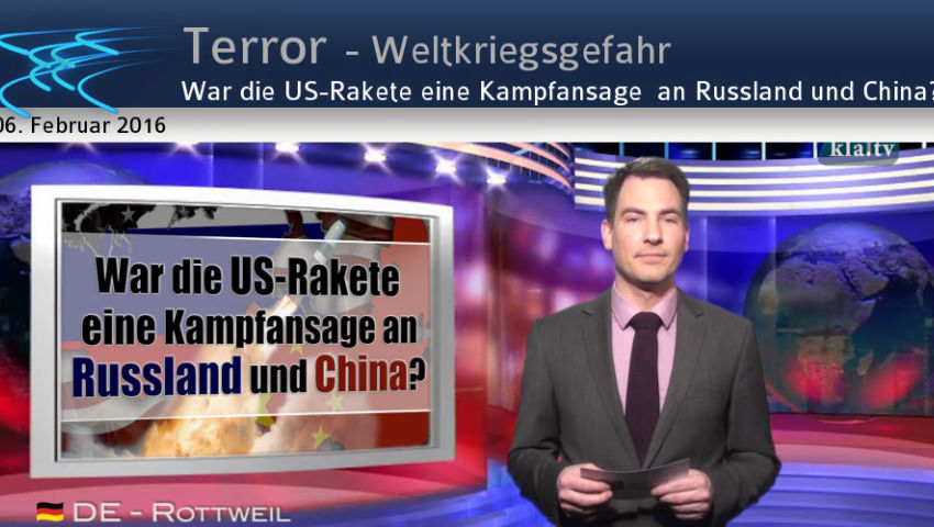 War die US-Rakete eine Kampfansage  an Russland und China?