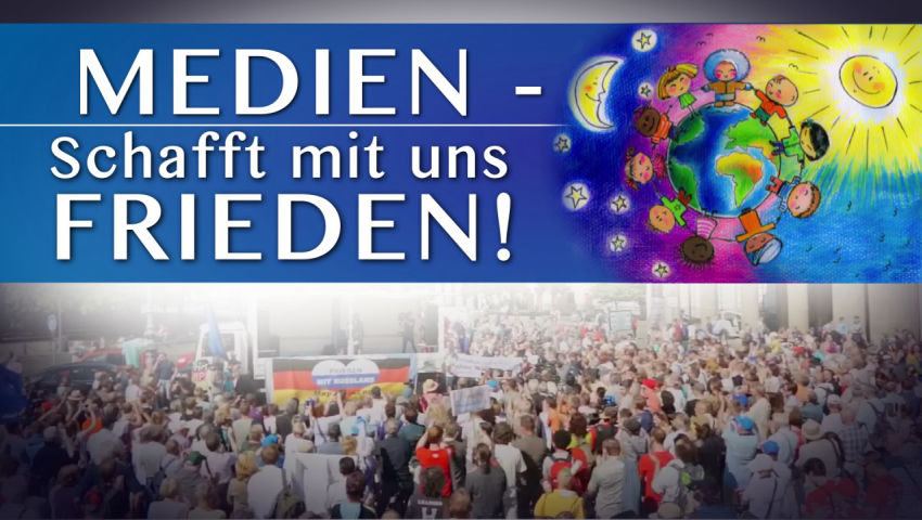 Medien – schafft mit uns Frieden!