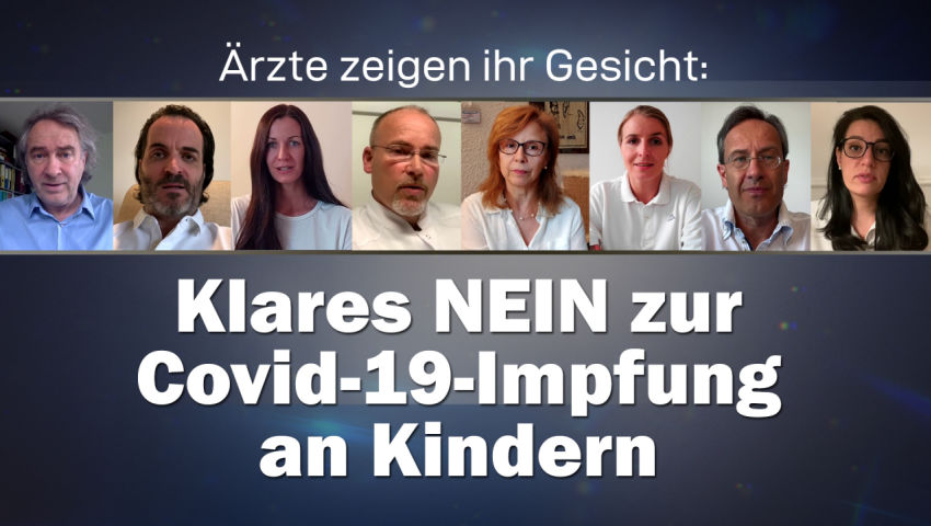 Ärzte zeigen ihr Gesicht: Klares Nein zur Covid-19-Impfung an Kindern