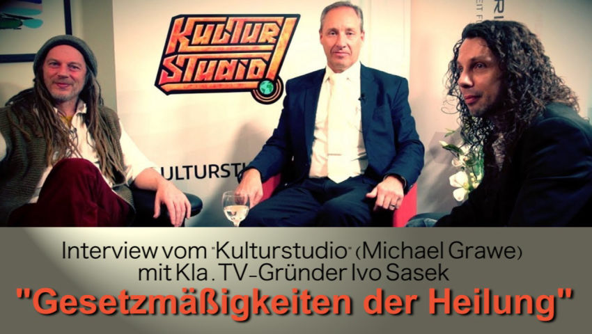 Interview vom 'Kulturstudio' (Michael Grawe) mit Kla.TV-Gründer Ivo Sasek 'Gesetzmäßigkeiten der Hei