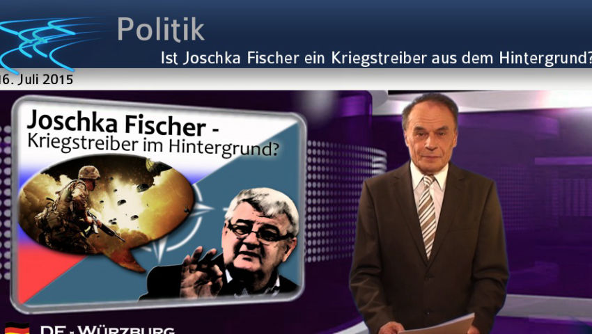 Ist Joschka Fischer ein Kriegstreiber aus dem Hintergrund?