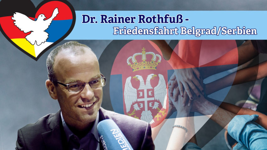 Dr. Rainer Rothfuß - Friedensfahrt Belgrad/Serbien