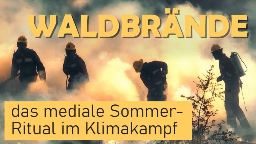 Waldbrände – das mediale Sommer-Ritual im Klimakampf