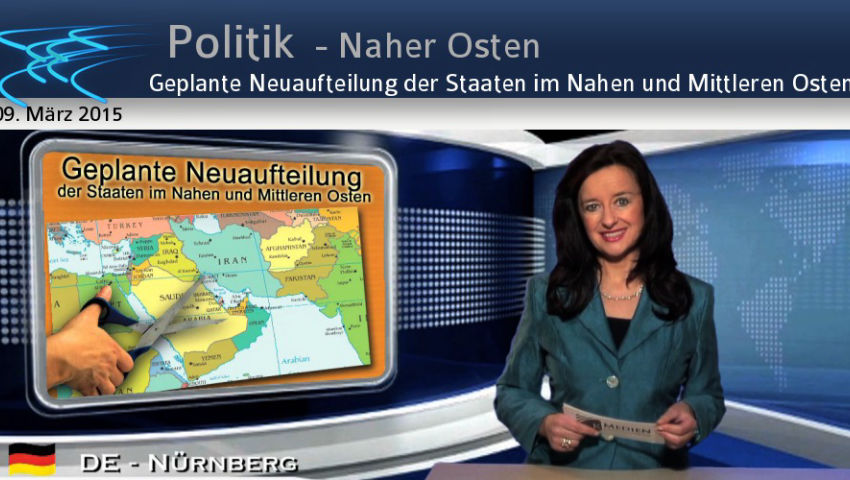 Geplante Neuaufteilung der Staaten im Nahen und Mittleren Osten