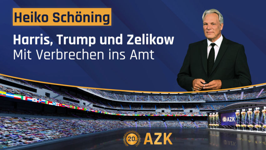 20. AZK – Heiko Schöning: Harris, Trump und Zelikow – mit Verbrechen ins Amt