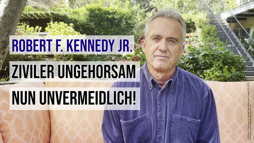 Robert F. Kennedy Jr.: Ziviler Ungehorsam nun unvermeidlich!