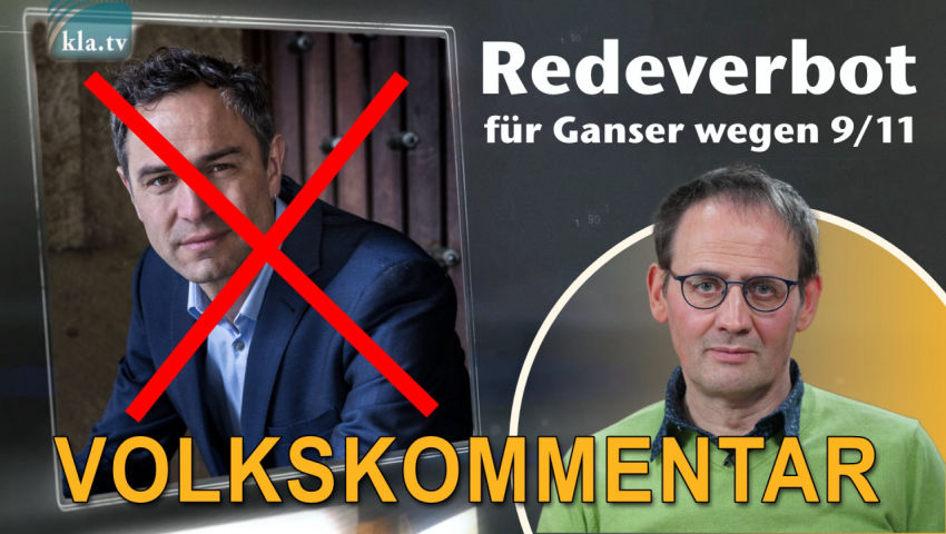 Redeverbot für Ganser wegen 9/11-Verschwörung!